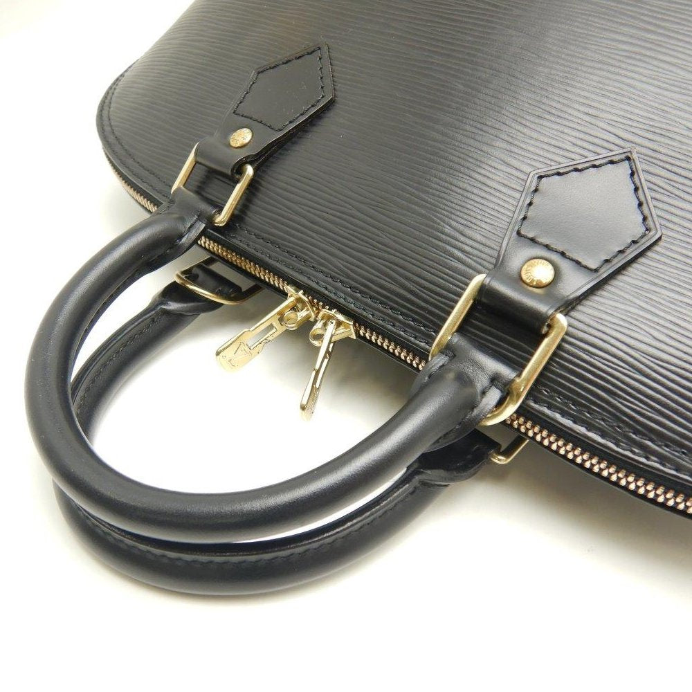Louis Vuitton Epi Alma Noir Handbag Black