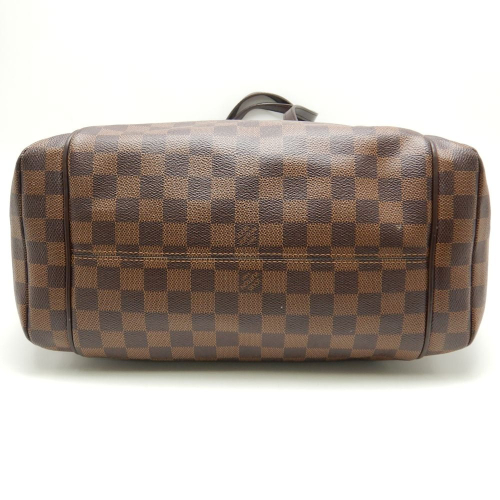 Louis Vuitton Damier Totally MM Ebene Shoulder Bag Brown