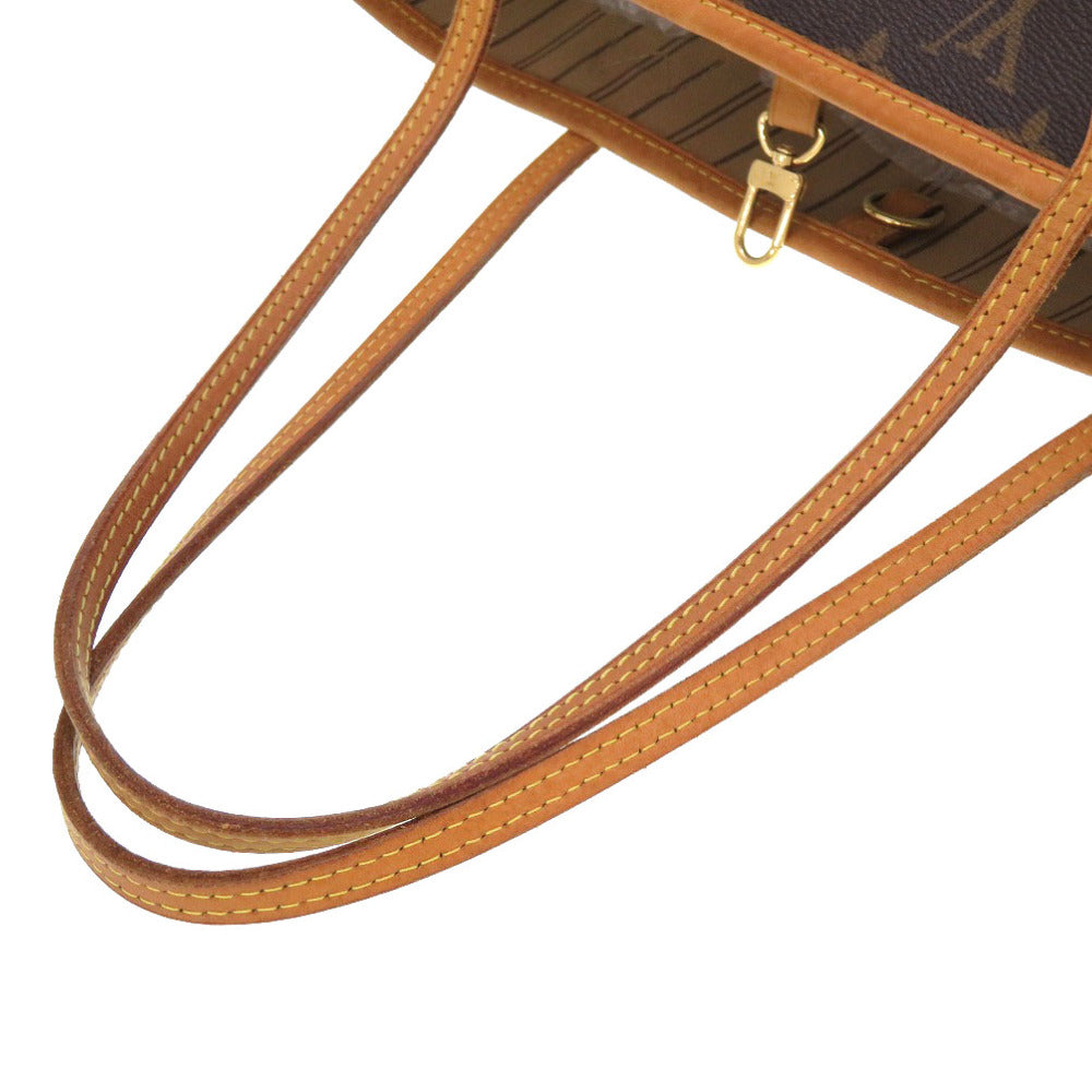 Louis Vuitton Monogram Neverfull MM Tote Bag Brown