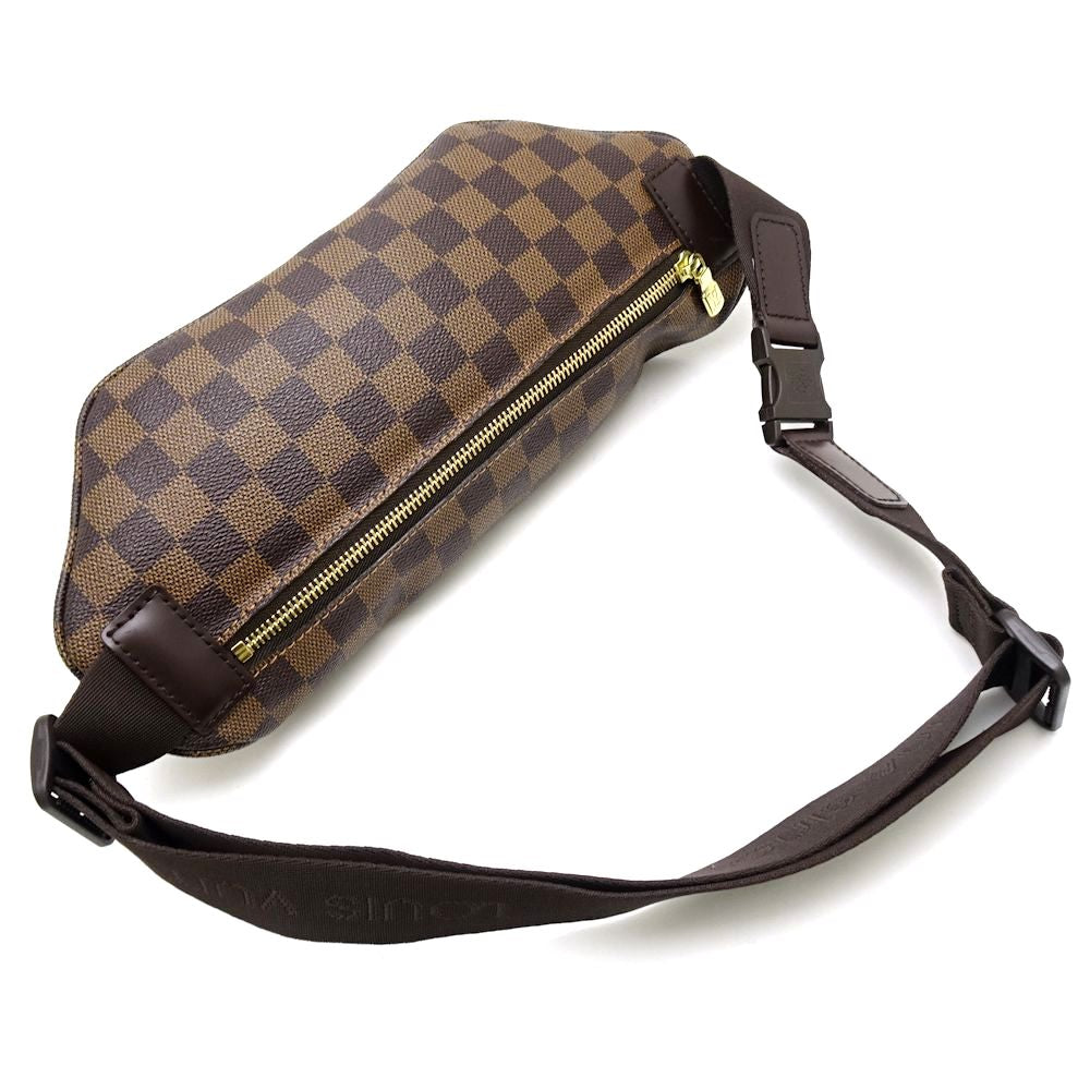 Louis Vuitton Damier Bum Bag Melville Ebene Waist Pouch Brown