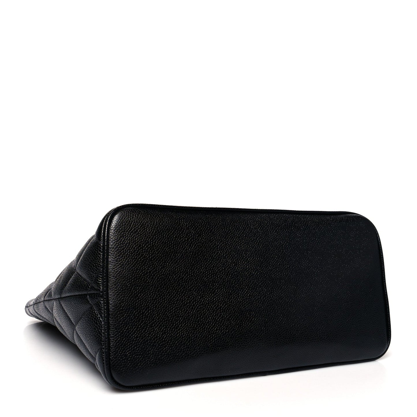 Caviar Quilted Medallion Tote Black