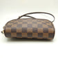 Louis Vuitton Damier Pochette Ipanema Ebene Diagonal Shoulder 2WAY Brown