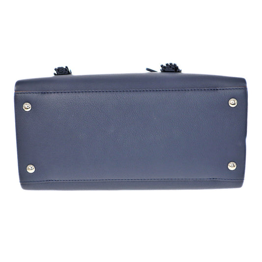 Louis Vuitton LockMe Grain Calf Leather Navy Red Marine