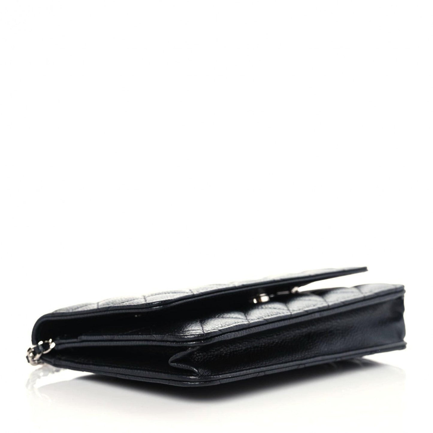 Chanel Caviar Quilted Wallet On Chain WOC Black