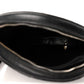 Caviar Quilted Round Shoulder Bag Black
