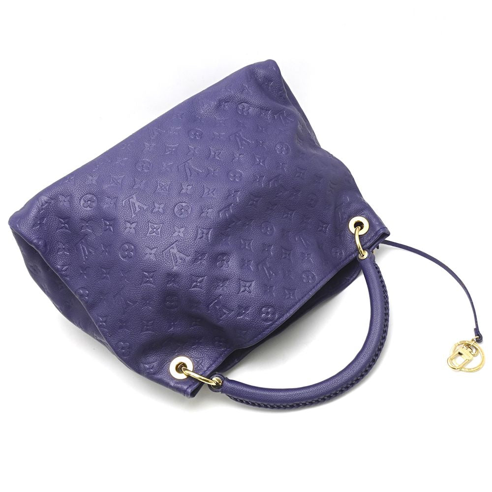 Louis Vuitton Emplant Artsy MM Celeste Shoulder Tote Blue