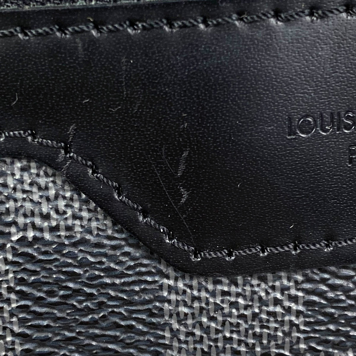 Louis Vuitton Thomas Crossbody Bag Damier Graphite Black