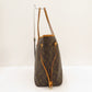 Louis Vuitton Monogram Neverfull MM Tote Bag Brown