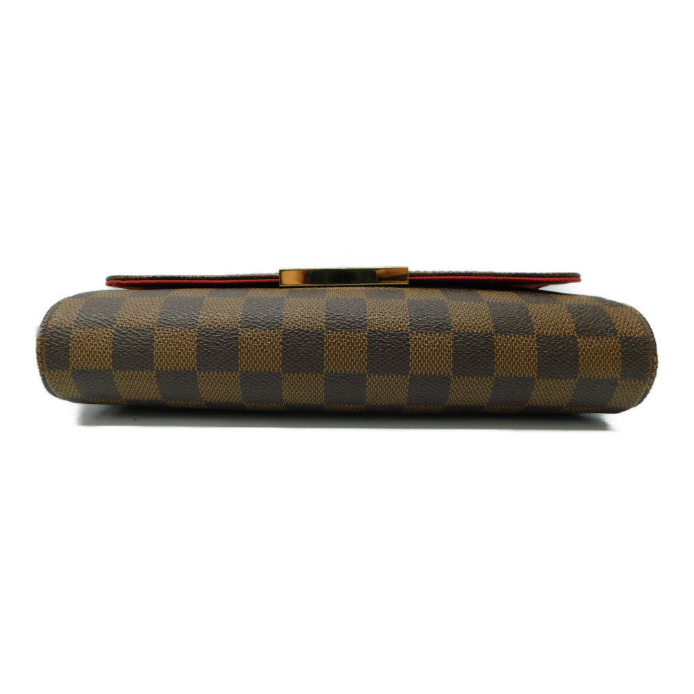 Louis Vuitton Favorite PM Damier Ebene Gold Hardware Handbag