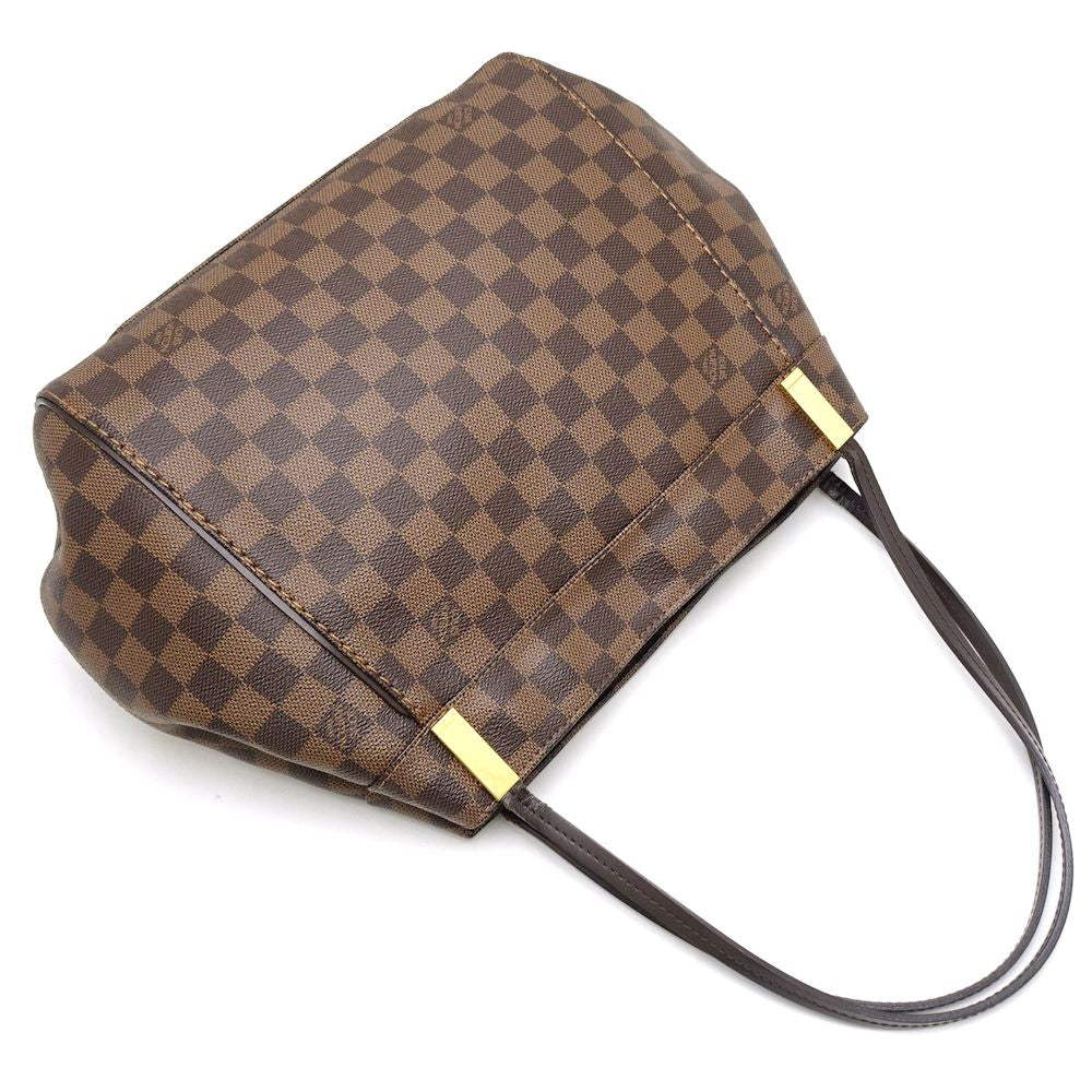 Louis Vuitton Damier Pochette Ipanema Ebene 2WAY Brown
