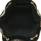 Chanel Lambskin Chevron Drawstring Bag Black
