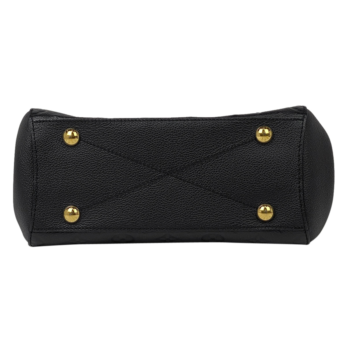 Louis Vuitton Montaigne MM Shoulder Bag Implant Noir Black