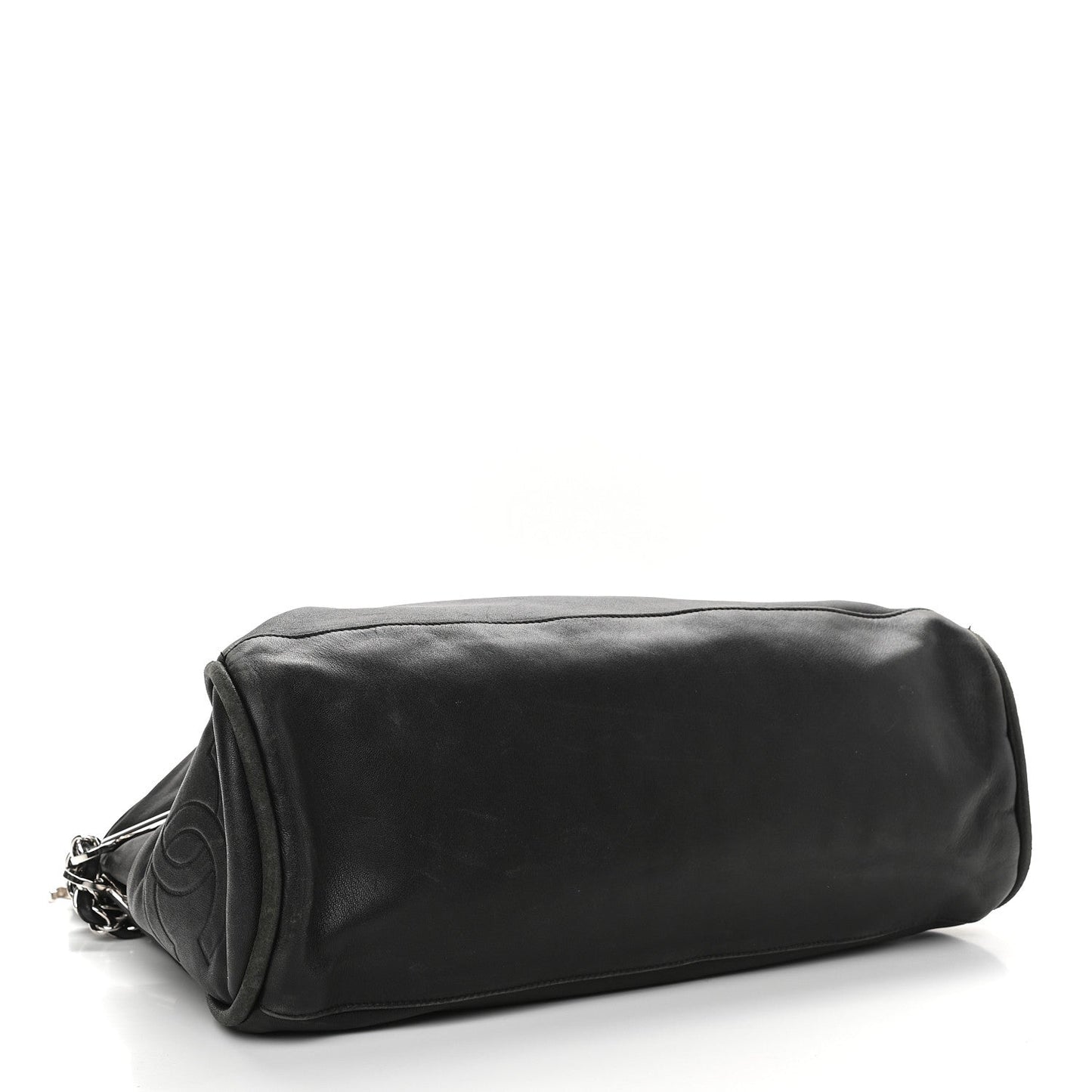 Lambskin Large Ultimate Soft Tote Black