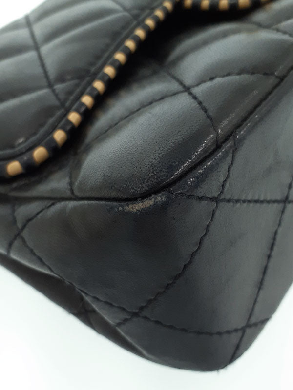Chanel Matelasse Chain Shoulder Bag Black