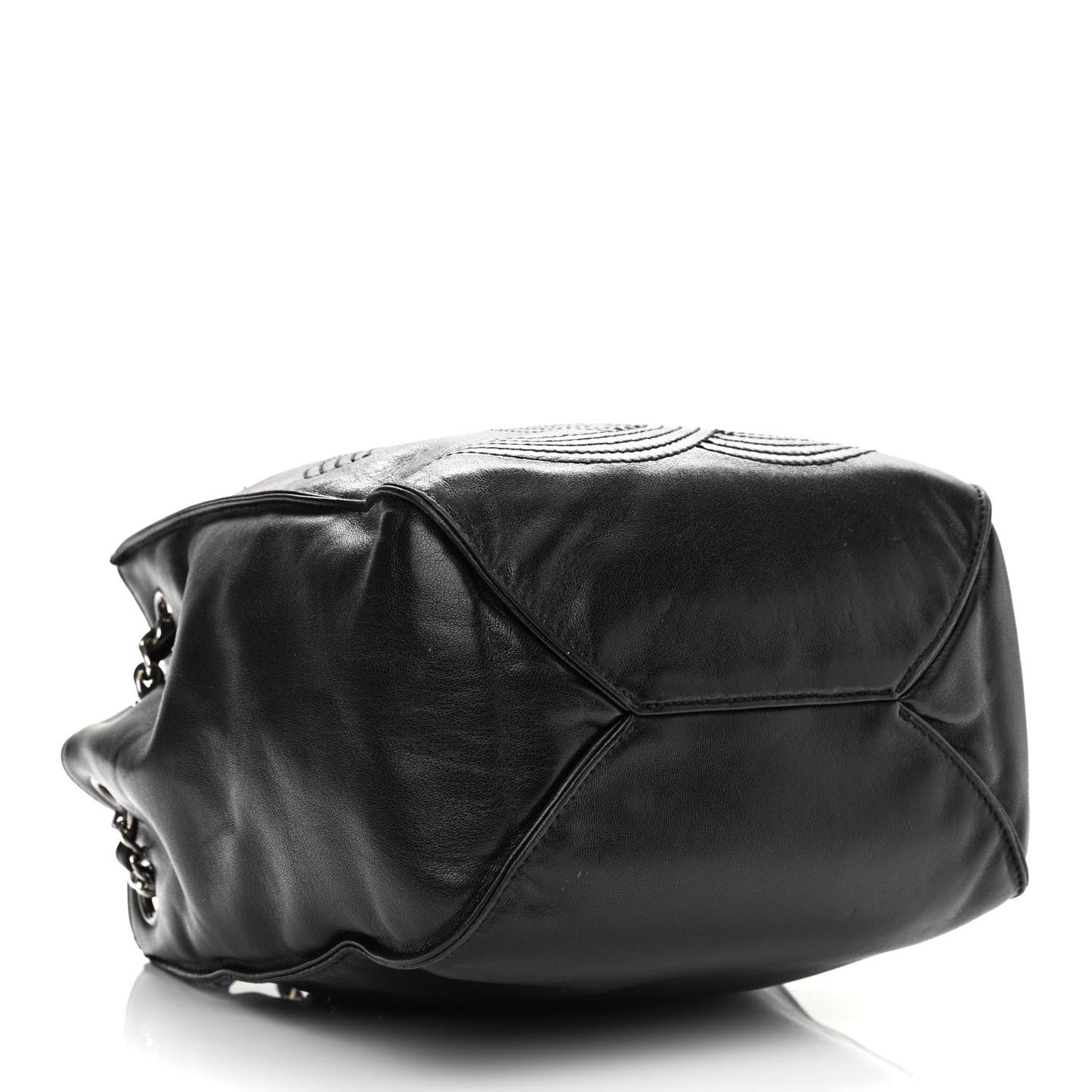 Lambskin CC Shoulder Bag Black