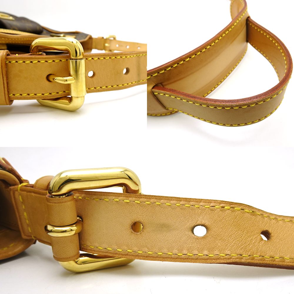 Louis Vuitton Monogram Hudson GM Brown Diagonal Shoulder