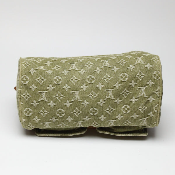 Louis Vuitton Neo Speedy Monogram Denim Mini Boston Riken Handbag