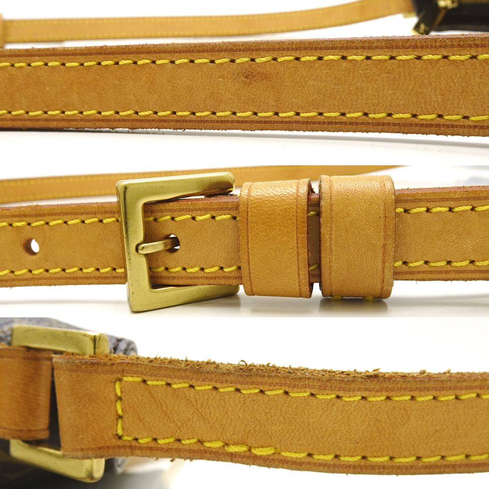 Louis Vuitton Monogram Trotteur Shoulder Bag Brown