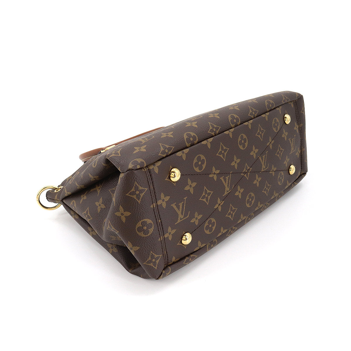 Louis Vuitton Monogram Pallas Shoulder Bag Leather Noir Brown
