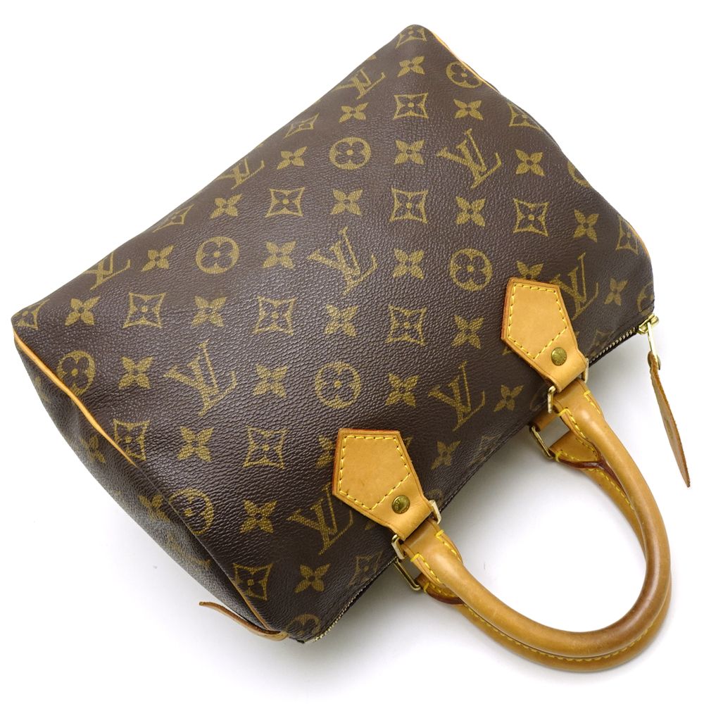 Louis Vuitton Monogram Speedy 25 Brown Mini Boston Bag