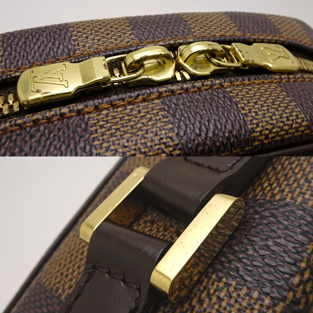 Louis Vuitton Damier Ipanema PM Ebene diagonal shoulder brown