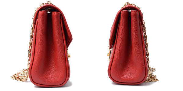 Louis Vuitton Saint Germain PM Chain Shoulder Bag Implant Cerise Red