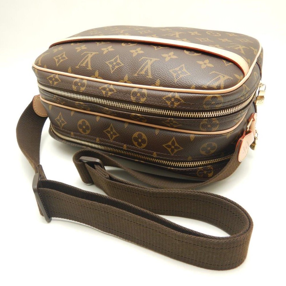 Louis Vuitton Monogram Reporter PM Brown Diagonal Shoulder