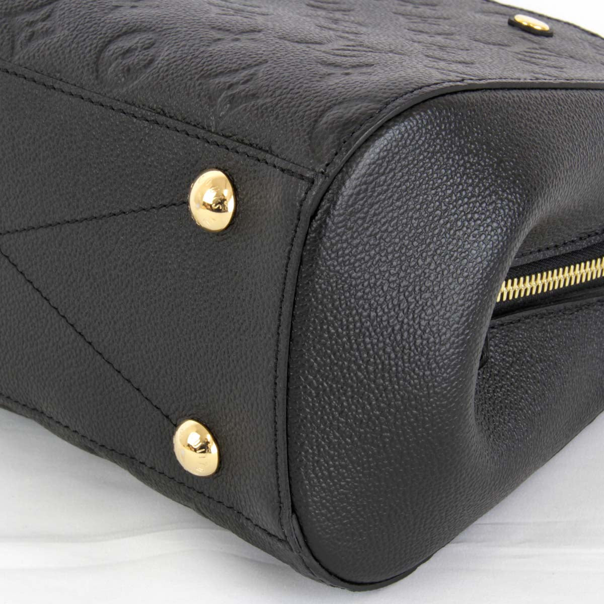 Louis Vuitton Montaigne BB Handbag Monogram Empreinte Noir