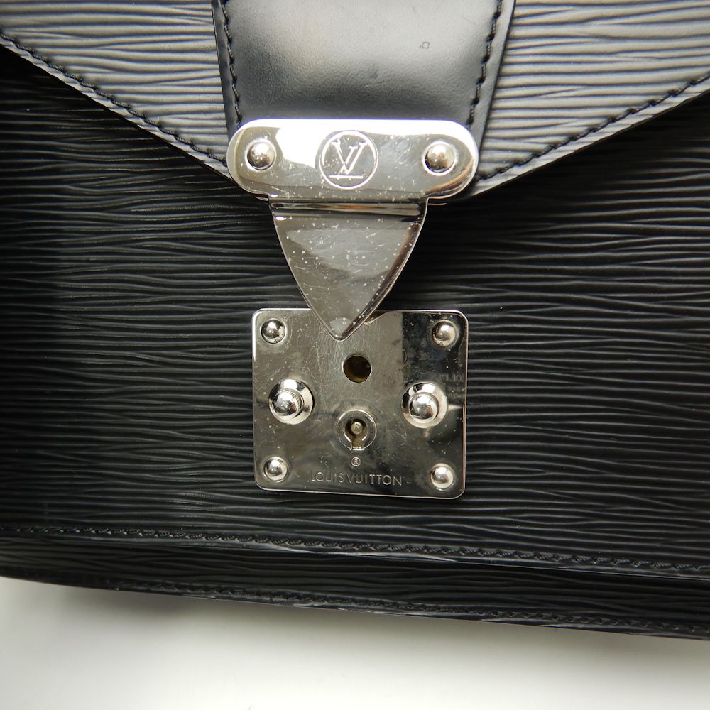 Louis Vuitton Epi Monceau Noir Handbag Black