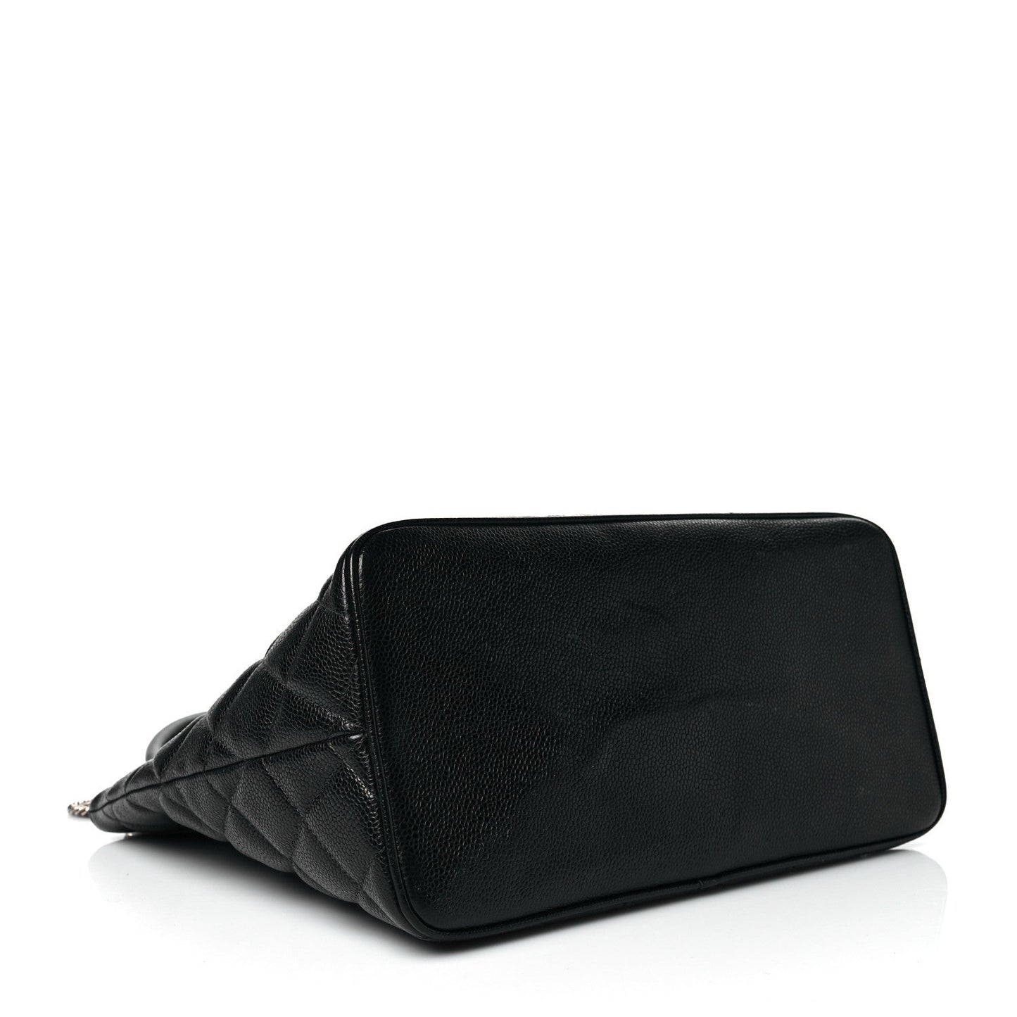 Caviar Quilted Medallion Tote Black