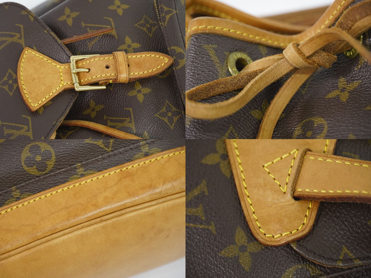 Louis Vuitton Montsouris MM Rucksack Backpack Monogram Brown