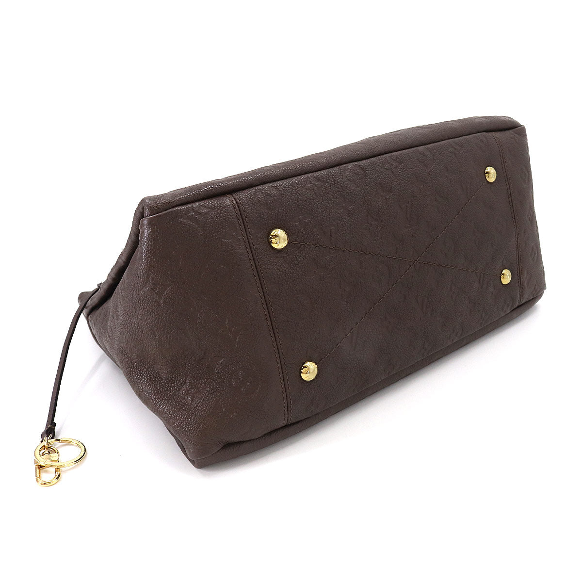 Monogram Implant Artsy MM Shoulder Bag Leather