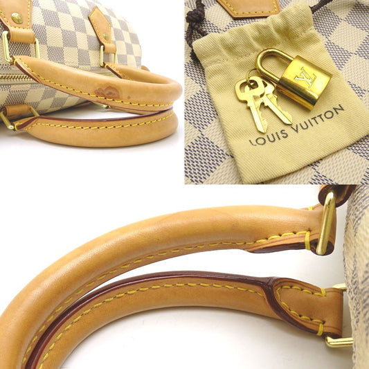Louis Vuitton Damier Azur Speedy 25 Mini Boston Bag
