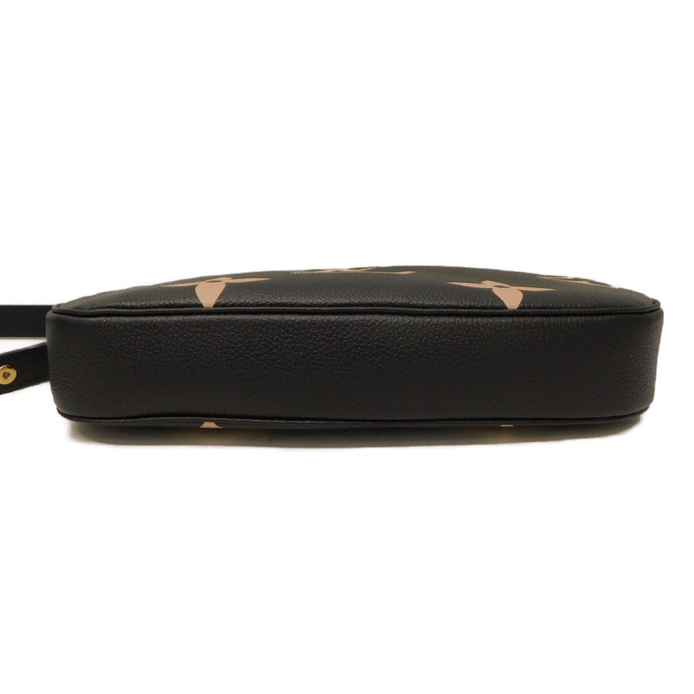 Louis Vuitton Multi Pochette Accessoire Monogram Emplant Black