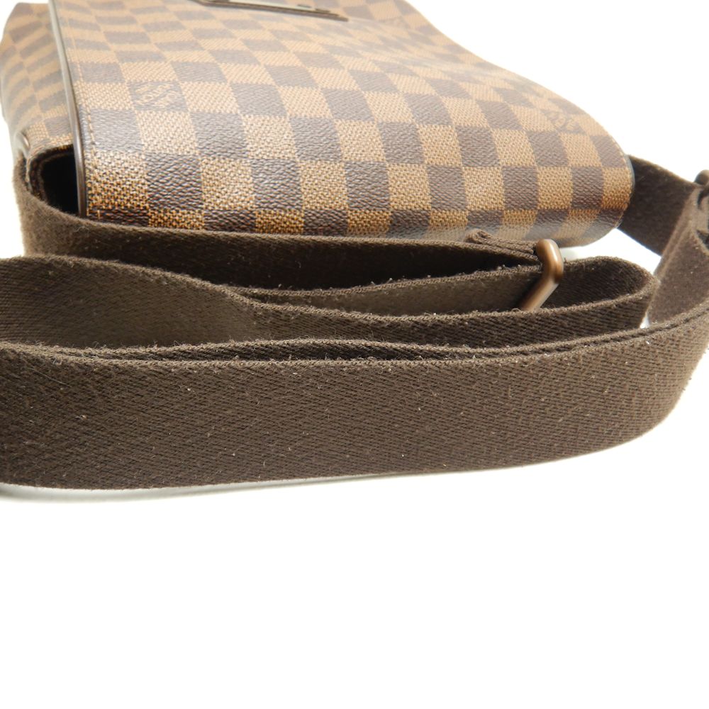 Louis Vuitton Damier Brooklyn PM Ebene Diagonal Shoulder Brown