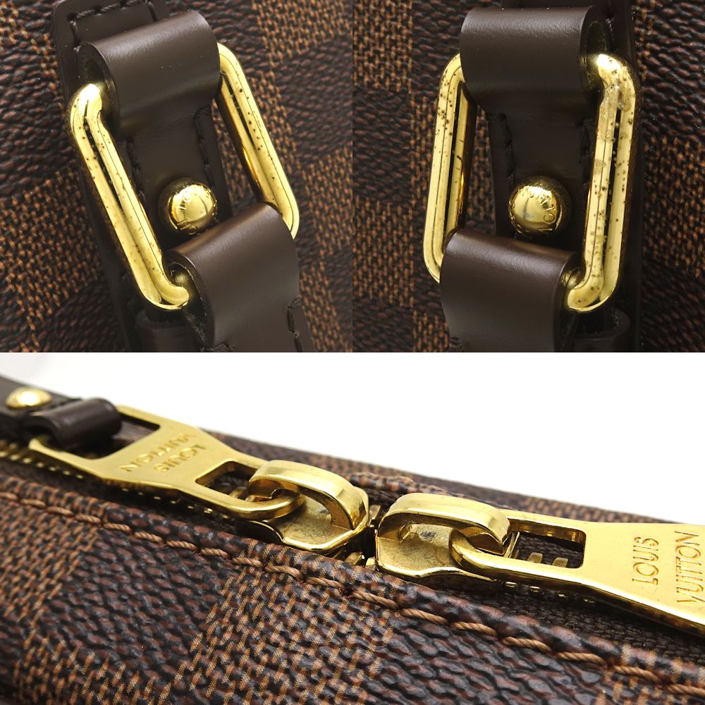 Louis Vuitton Damier Rivington PM Ebene Handbag Brown