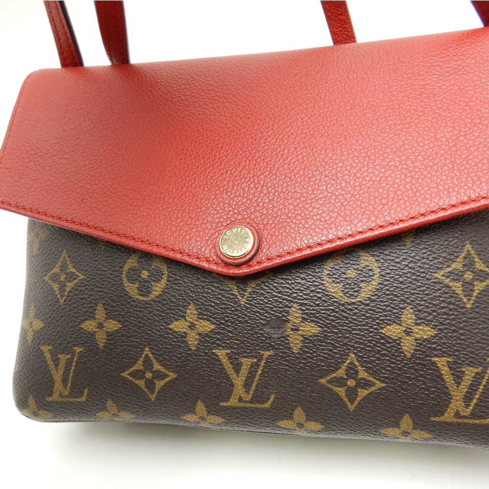 Louis Vuitton Monogram Twice Cerise Diagonal Shoulder Bag