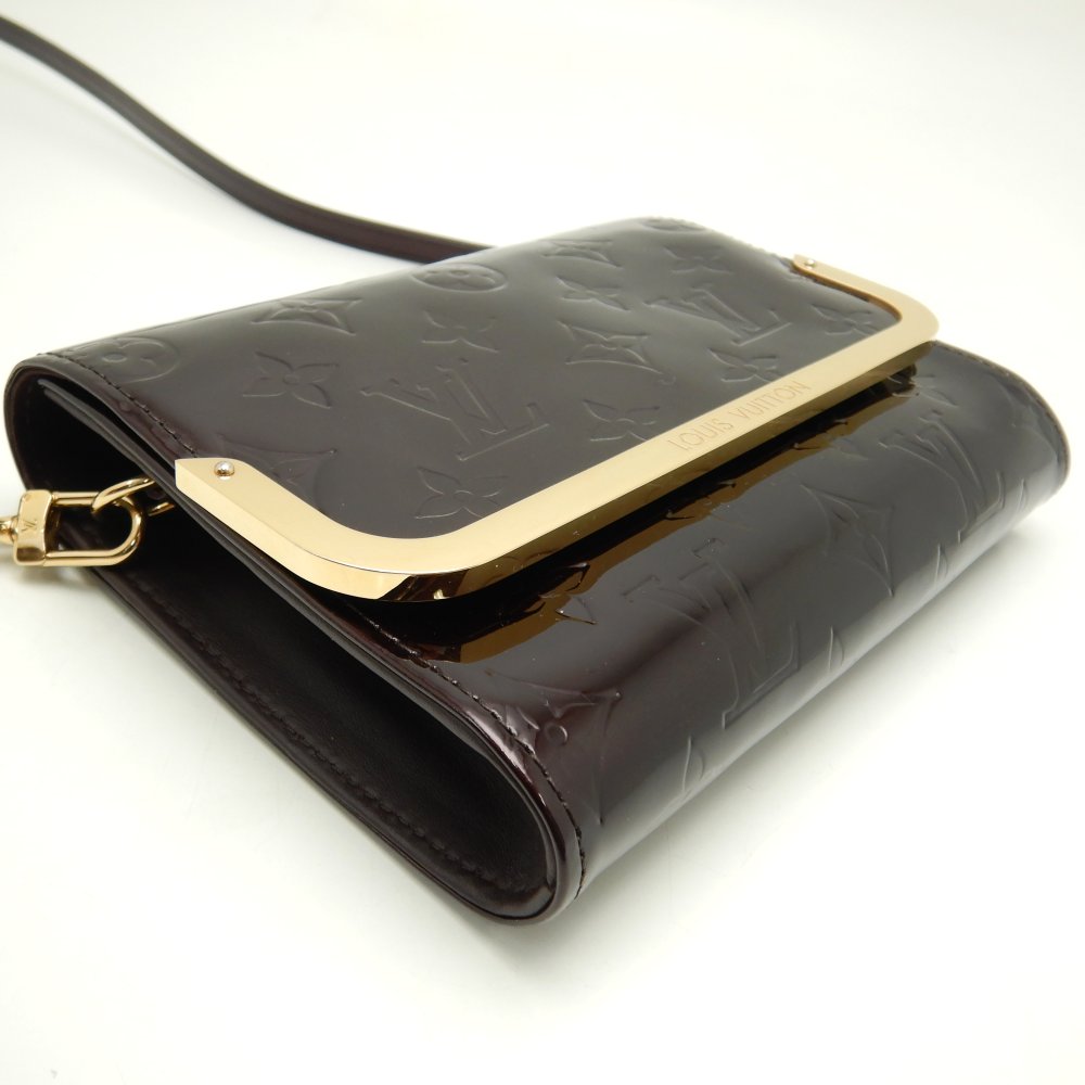 Louis Vuitton Vernis Rossmore PM Amaranto 2WAY Bag Clutch