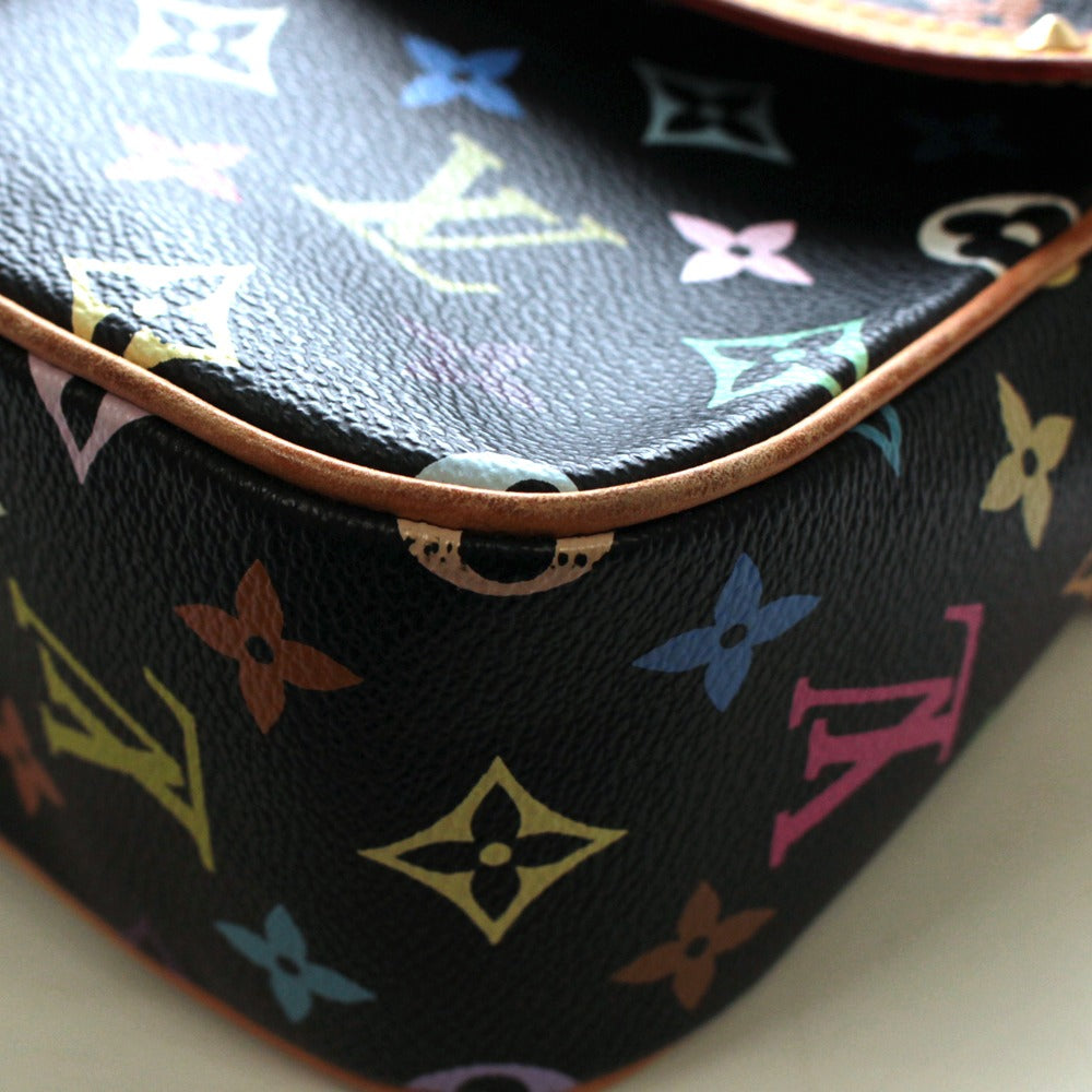 Louis Vuitton Sologne Studs Monogram Body Bag Multicolor