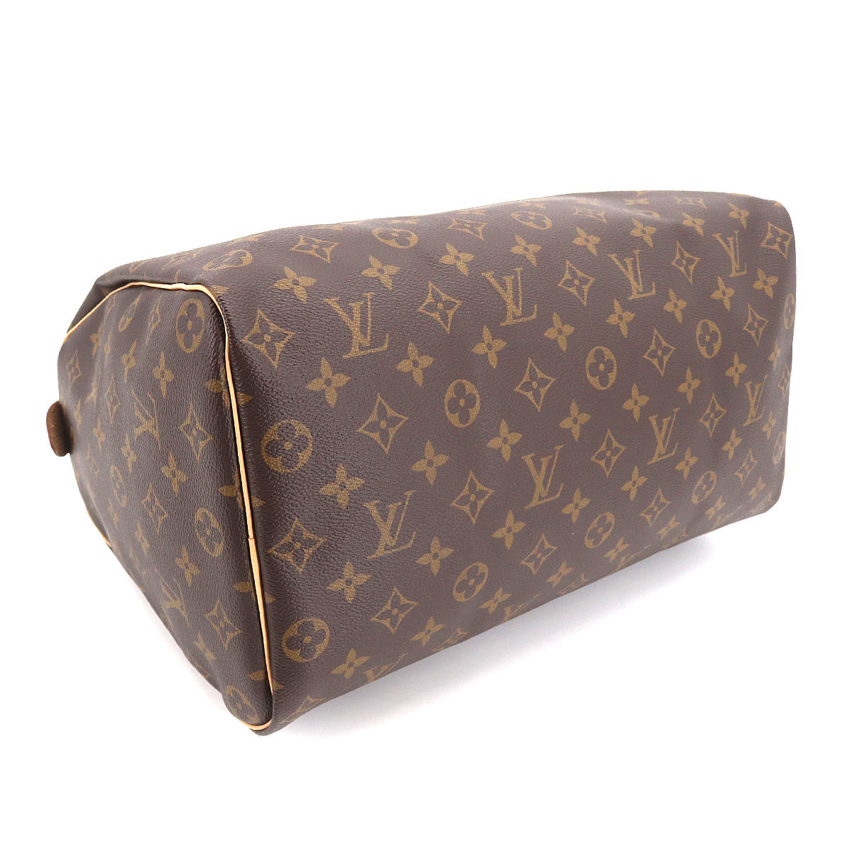 Louis Vuitton Monogram Speedy 35 Hand Bag Brown