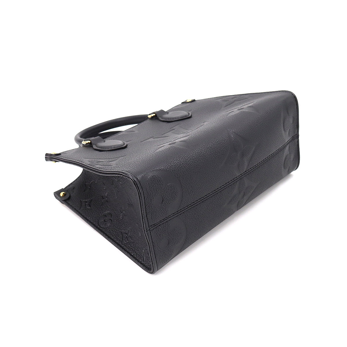 Louis Vuitton Monogram Emplant Onthego PM 2 Way Tote Shoulder Bag Noir