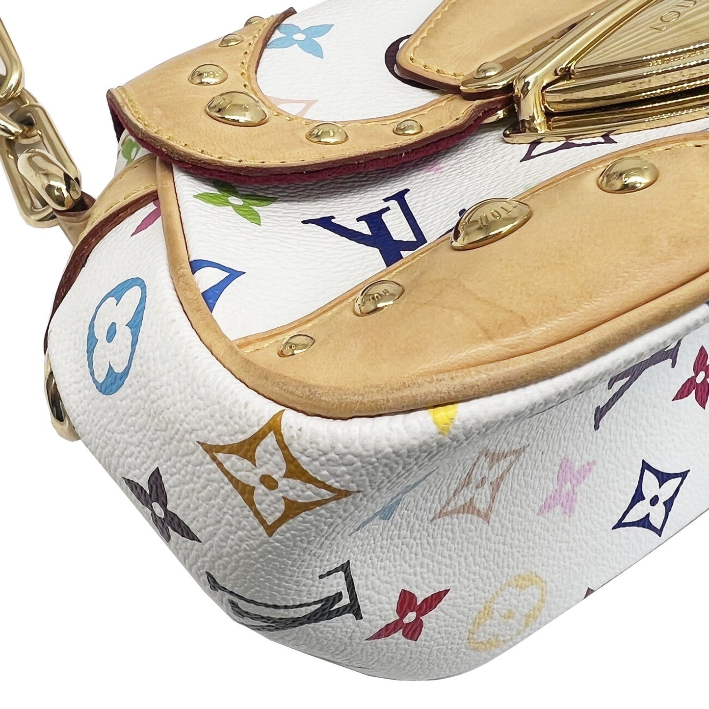 Louis Vuitton Marilyn Shoulder Multicolor Takashi Murakami White
