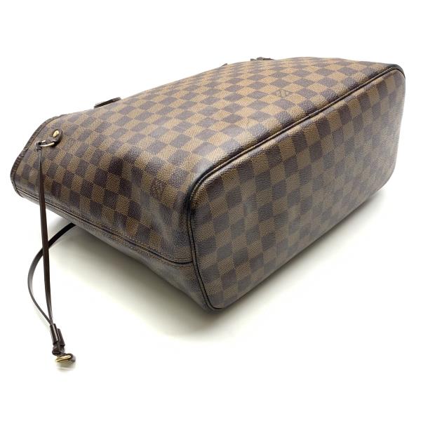 Louis Vuitton Neverfull Mm Tote Bag Shoulder Bag Damier Ebene