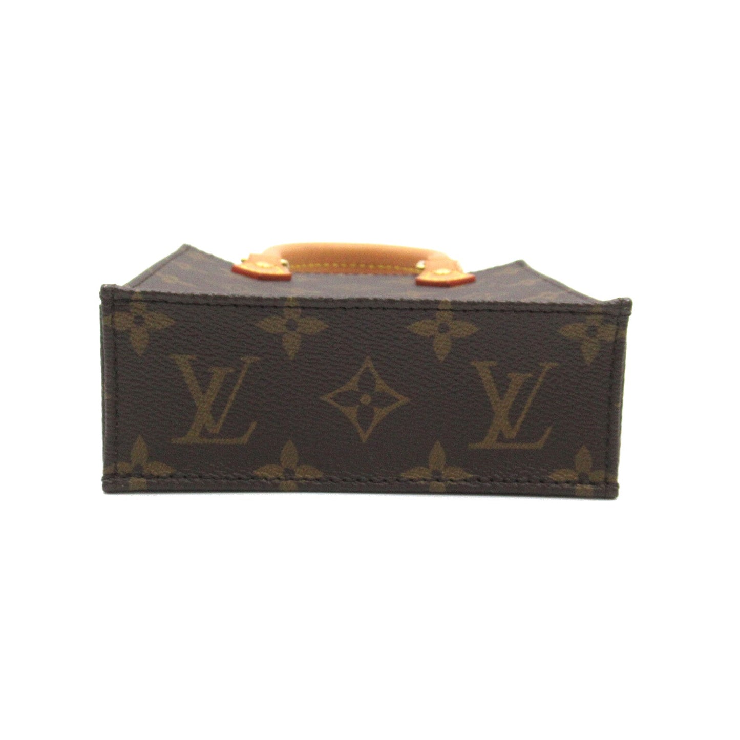Louis Vuitton Petite Sac Plat Shoulder Bag Canvas Monogram