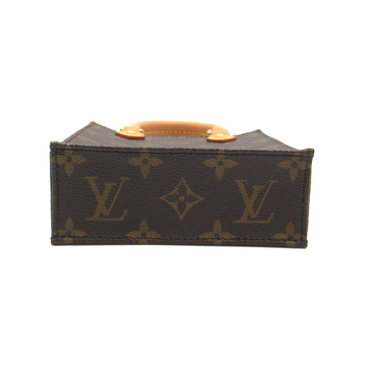 Louis Vuitton Petite Sac Plat Shoulder Bag Canvas Monogram