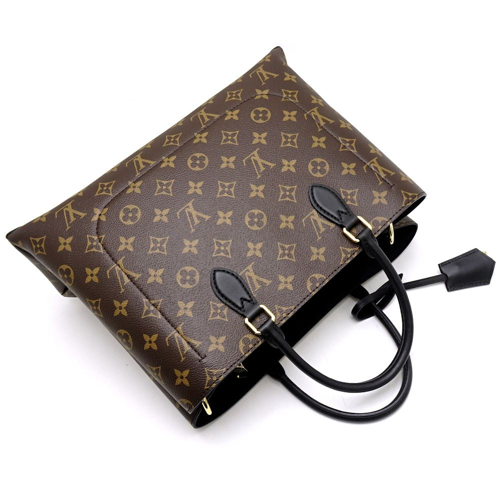 Louis Vuitton Monogram Flower Tote Noir 2WAY Bag