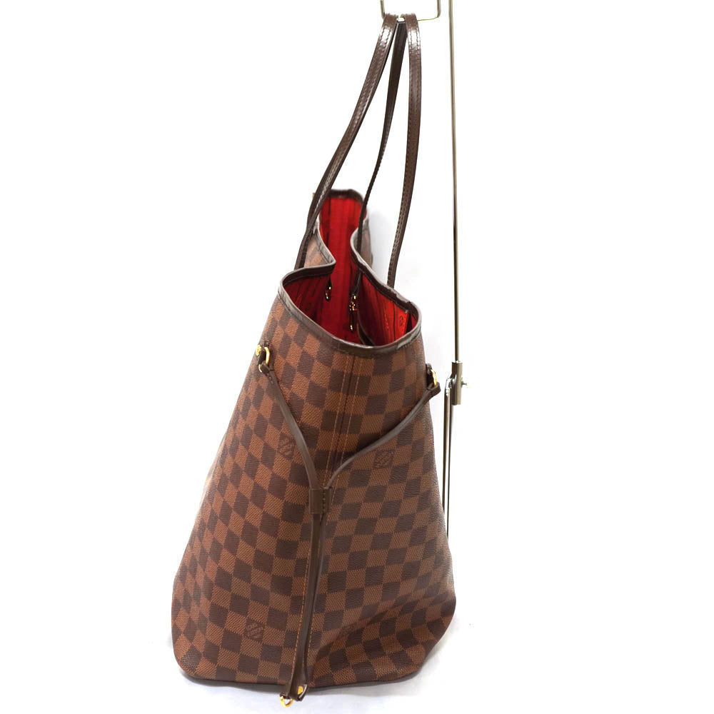 Louis Vuitton Neverfull GM Damier Canvas Tote Bag Brown