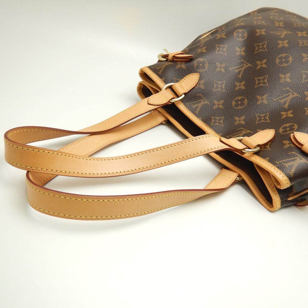 Louis Vuitton Monogram Batignolles Vertical Brown Shoulder Bag