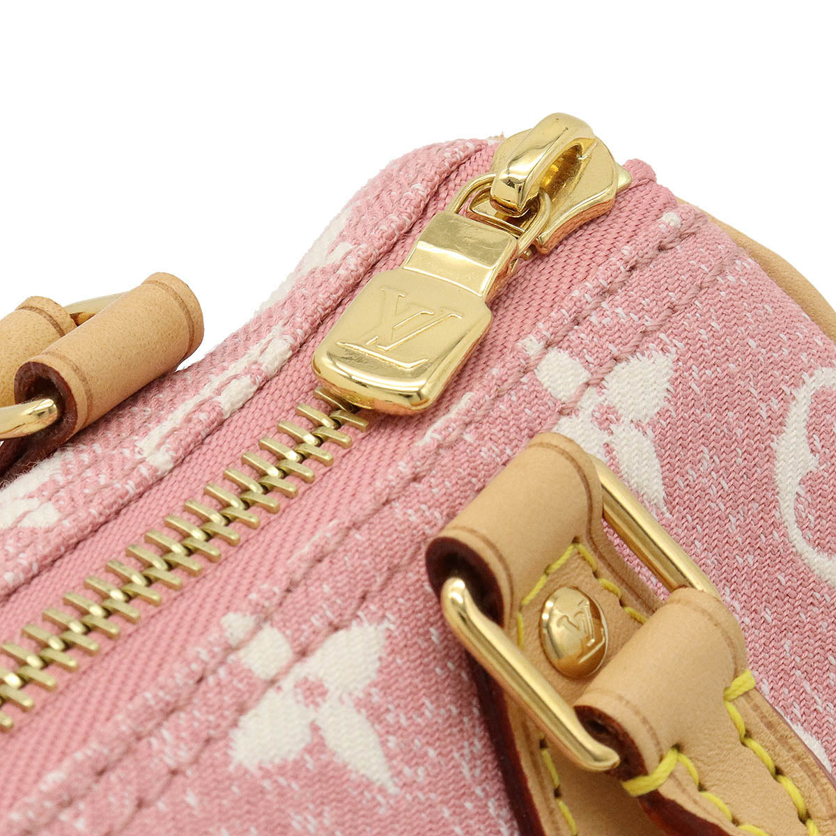 Louis Vuitton Monogram Denim Nano Speedy Handbag Mini Bag