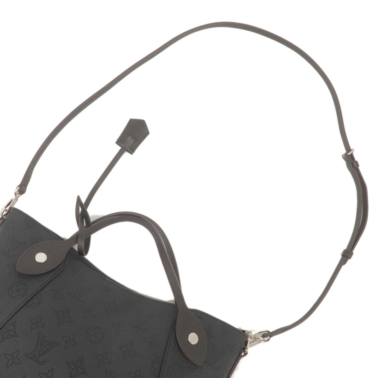 Louis Vuitton Mahina Leather Hina PM Bag Shoulder Bag Noir
